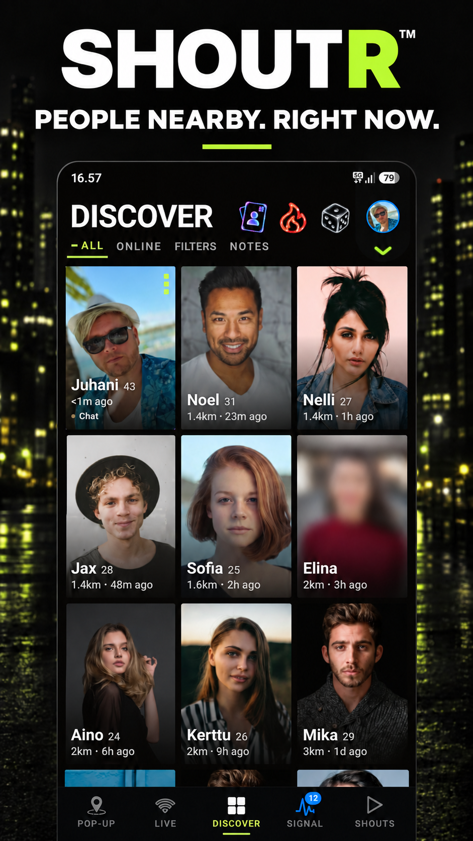 SHOUTR Discover